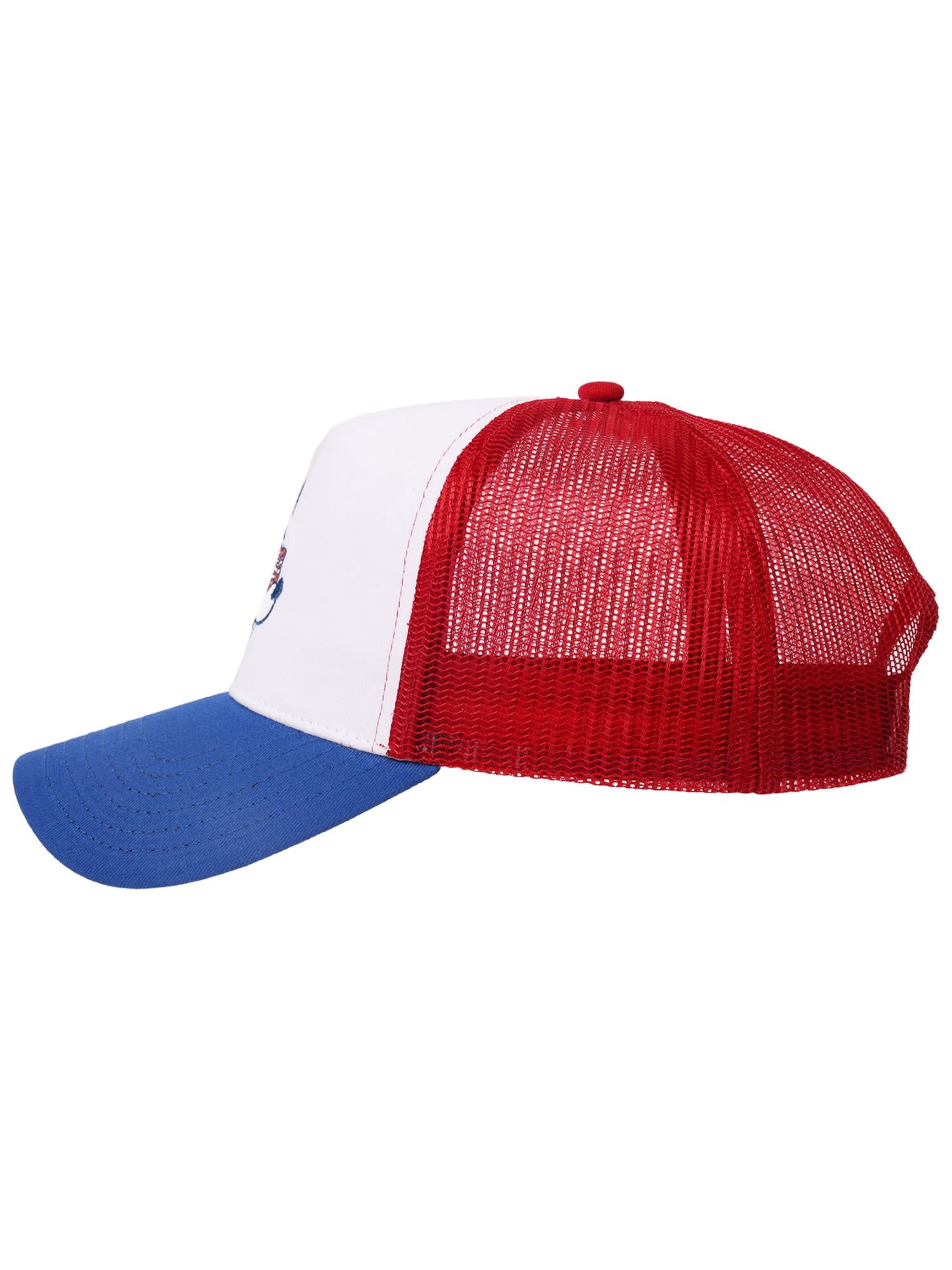 Mickey Mouse American Flag Glasses Trucker Cap, Multicolor, One Size Fits Most