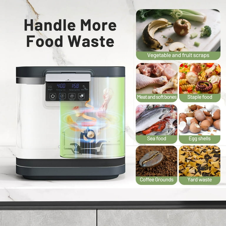 Costway 4 L Electric Composter for Kitchen Smart Waste Dispenser