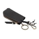 thumbnail image 1 of Funda de llave de coche única Bargains, universal, de cuero, para llavero inteligente, 4.72"x2.28"x0.79", negra, 1 of 6