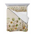 thumbnail image 7 of Sage Green Yellow Spring Floral Full Size Down Alternative Comforter,Lightweight Comforter Quilt Bedding Set with Pillow Shams Watercolor Botanical Summer Flowers Bed Comforter Duvet Insert 78"x90", 7 of 7