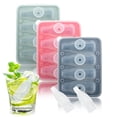 thumbnail image 2 of Billuyoard Molde de silicona para hielo con forma de botella, único, reutilizable, para agua fría y cubitos de hielo. Cocina y Comedor verde, 2 of 6