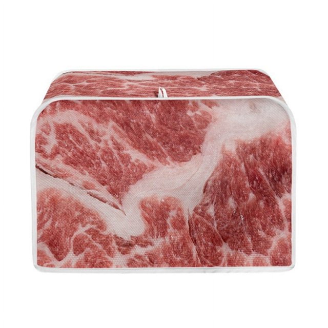 Toaster Cover, 2 Slice Bread Toaster Oven Dust Cover,, Home Kitchen Accessories Decoration, Meat