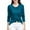 Blue, variant on aidice Shirts for Women Casual Round Neck Long Sleeve Tops Comfy Fitting Solid Color Tee Shirts Underwear