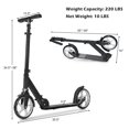thumbnail image 2 of Gymax Folding Kick Scooter Lightweight Sports Scooter for Teens Adult W/Strap 8'' Wheel Black, 2 of 10