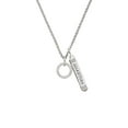 thumbnail image 2 of Delight Jewelry Silvertone Believe Eternity Ring Silvertone Guardian Angel Bar Charm Necklace, 23", 2 of 4