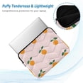 thumbnail image 2 of FORMRS 13"-13.3" Laptop Sleeve Protective Case Soft Carrying Quilted Computer Bag Cover, Cartoon Citrus, 2 of 7