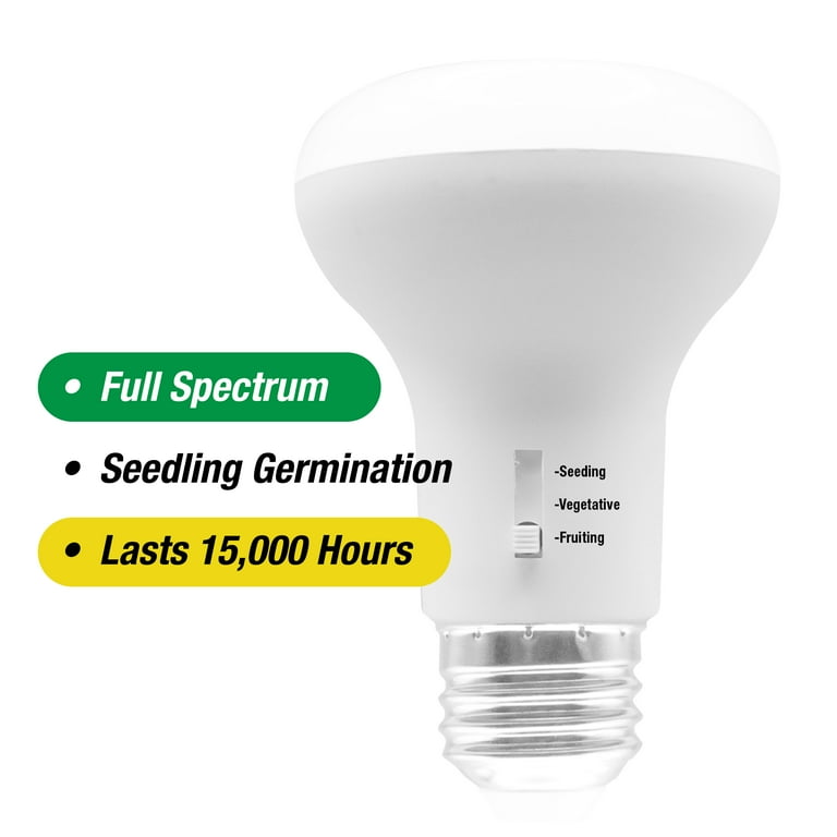 Great Value R20 Color Selectable Grow Light Bulb