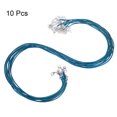 thumbnail image 3 of 10uds Encerado Collar Cordón A Granel, 23 Pulgadas y 2mm Diámetro Collar Cadena Cuerda con Cierre para Colgantes, Pulseras, Joyería Fabricación, Cielo Azul, 3 of 6