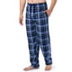 thumbnail image 5 of Pantalón de Pijama de Forro Polar para Hombre IZOD Azul Marino con Cuadros Verde 3XL, 5 of 5