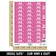 thumbnail image 2 of Sun-sational Sensational Teacher Student School Sticker Set - Hot Pink - Gloss Finish - 1.5" Small, 2 of 7