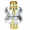 thumbnail image 1 of Zhejiang 50012 5/8" Brass Clincher Garden Hose Mender Repair Coupling - Quantity of 50, 1 of 1