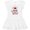 AA-White, variant on Inktastic Santa Jaws Cute Christmas Shark in Santa Hat Gift Baby Girl Dress