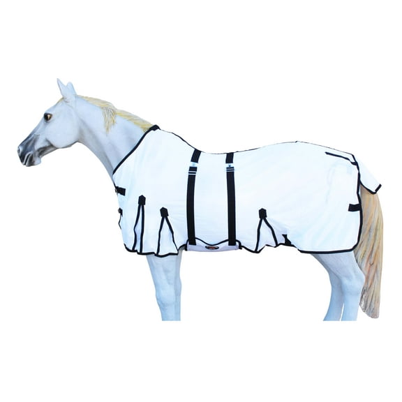 68" Horse Mesh Light Weight Summer Sheet Spring Airflow White 73408B