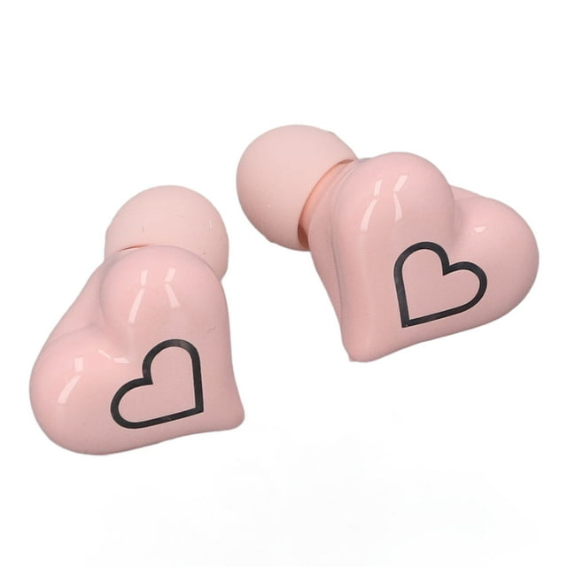 Auriculares Inalámbricos 5.3, en forma de Corazón, Elegantes, Ligeros, Con Cancelación de Ruido, Estéreo, Auriculares Constuche de Carga y Almohadillas