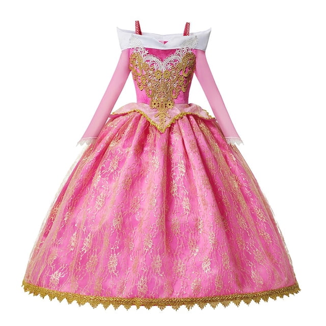 Vestido de princesa de Disney para niña, disfraz de Cenicienta, Bella, Blancanieves, Aurora, Rapunzel, Isabela, cumpleaños, boda, baile de graduación Fivean unisex