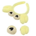 thumbnail image 3 of Unique Bargains 1 Pc Cute Classic Plush Animal Headbands for Women 7.87"x8.66"x0.75" Yellow, 3 of 3