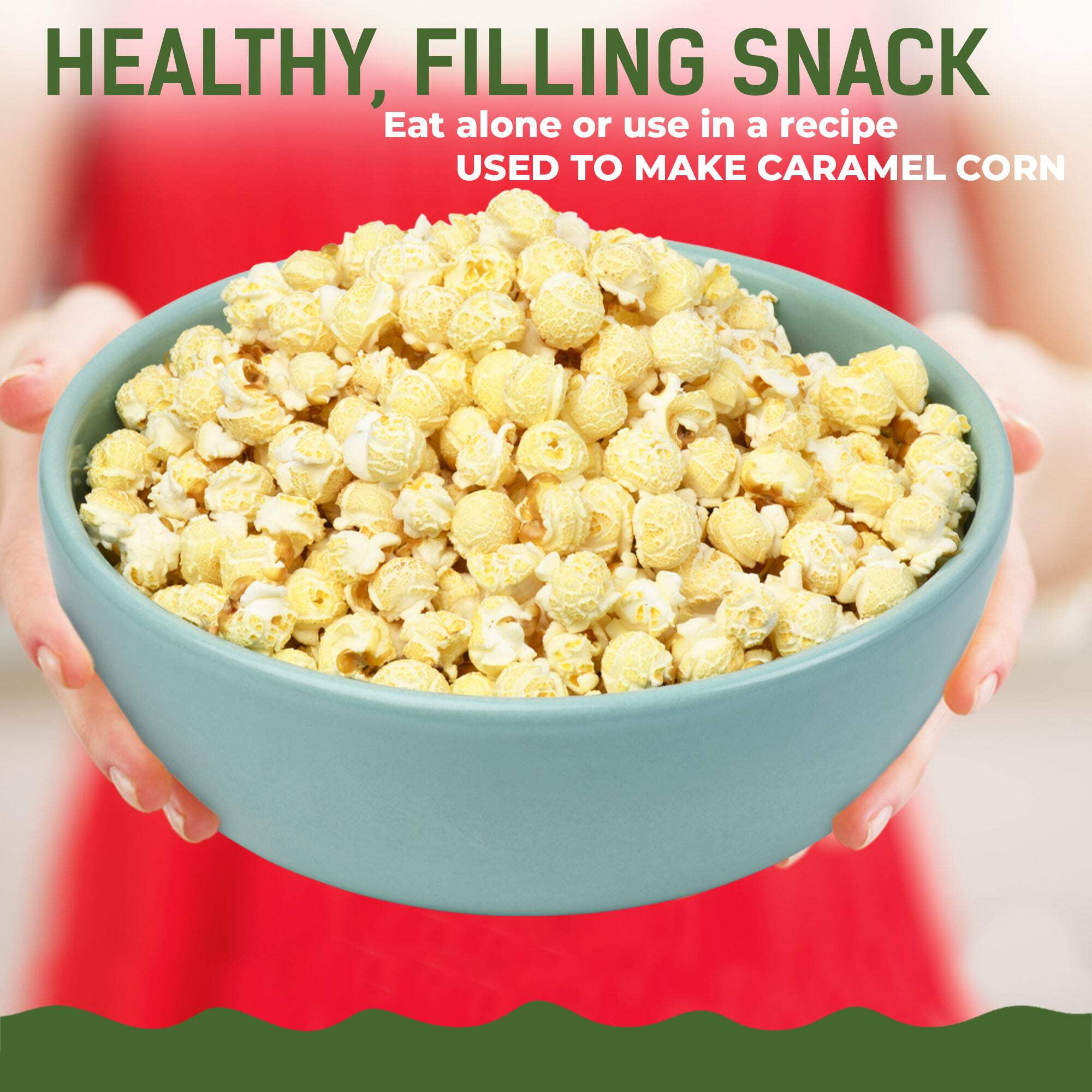2lbs Mushroom Shaped Unpopped Popcorn Kernels