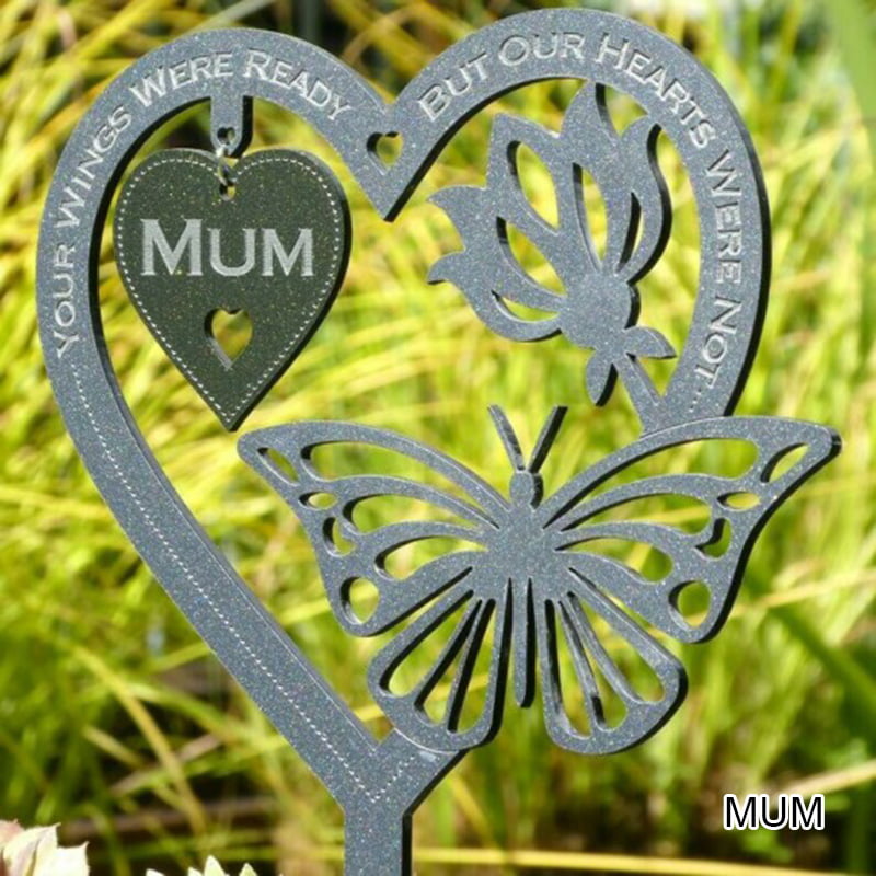 Solid Brass Butterfly plaque 4 sizes Engraved Personalised