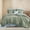 Sage Green, variant on Amberspace Ruffle Design 7-piece Bed in a Bag Comforter Set with Sheets,Sage Green,Queen
