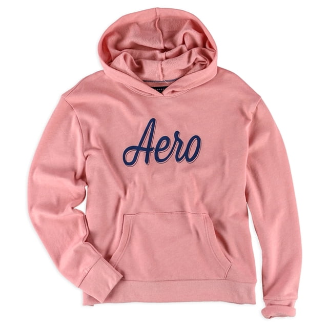 Sudadera con capucha Aeropostale Script para Mujer Rosa Mediana