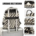 thumbnail image 3 of FORMRS Mini Backpack Purse for Women Quilted Travel Daypack Casual Shoulder Bag, Black Lines, 3 of 7