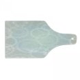 thumbnail image 1 of Pearls Cutting Board, Circles Lace Doily Pattern Modern and Romantic Bridal Style Design Art Print, Decorative Tempered Glass Cutting and Serving Board, Wine Bottle Shape, Grey White, by Ambesonne, 1 of 1