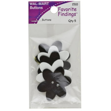 Favorite Findings Buttons, Flower Pop