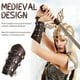 thumbnail image 5 of BRIGHTFUFU 2 protectores de brazo medievales para disfraz vikingo, protectores de brazo renacentistas, muñequeras, accesorios vikingos para Halloween y cosplay., 5 of 8