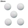 thumbnail image 1 of 5 Pcs Balle de Roulette Russe Jeu de Roulette Remplacement Balle Acrylique Blanche 12/14/16/18/20/22mm, 1 of 5