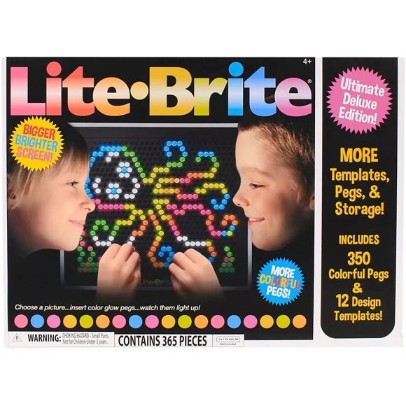 LITE Brite Juego de bonificación de luz de pantalla mágica brillante Lite Brite Lite Brite