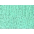 thumbnail image 1 of Ahgly Company Indoor Rectangle Solid Turquoise Blue Modern Area Rugs, 4' x 6', 1 of 4