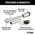 thumbnail image 2 of Hitch Lock with Adapter, 2 of 7