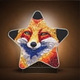 thumbnail image 3 of Star Shaped Energy Saving Night Light Living Room Night Light, Bedroom Night Light, Corridor Night Light, Study Night Light Red Sequined Fox, 3 of 6