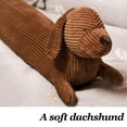 thumbnail image 6 of KDFWDM 43" Dog Stuffed Animals Plush Pillow Toys Stuffed Dog Animal Body Pillow Sleeping Hugging Long Pillows Home Decoration for Kids Christmas, 6 of 6