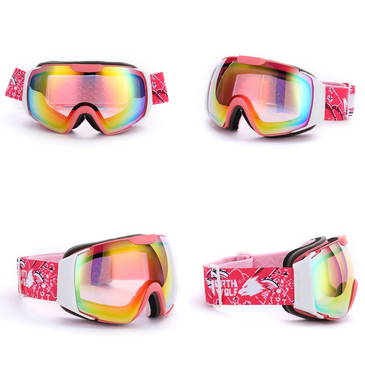 SehrGo Double Lens Anti-fog Snow Goggles Ski Goggles Eyewear, Lightweight Windproof Comfortable, for Snow, Skiing,... by SehrGo