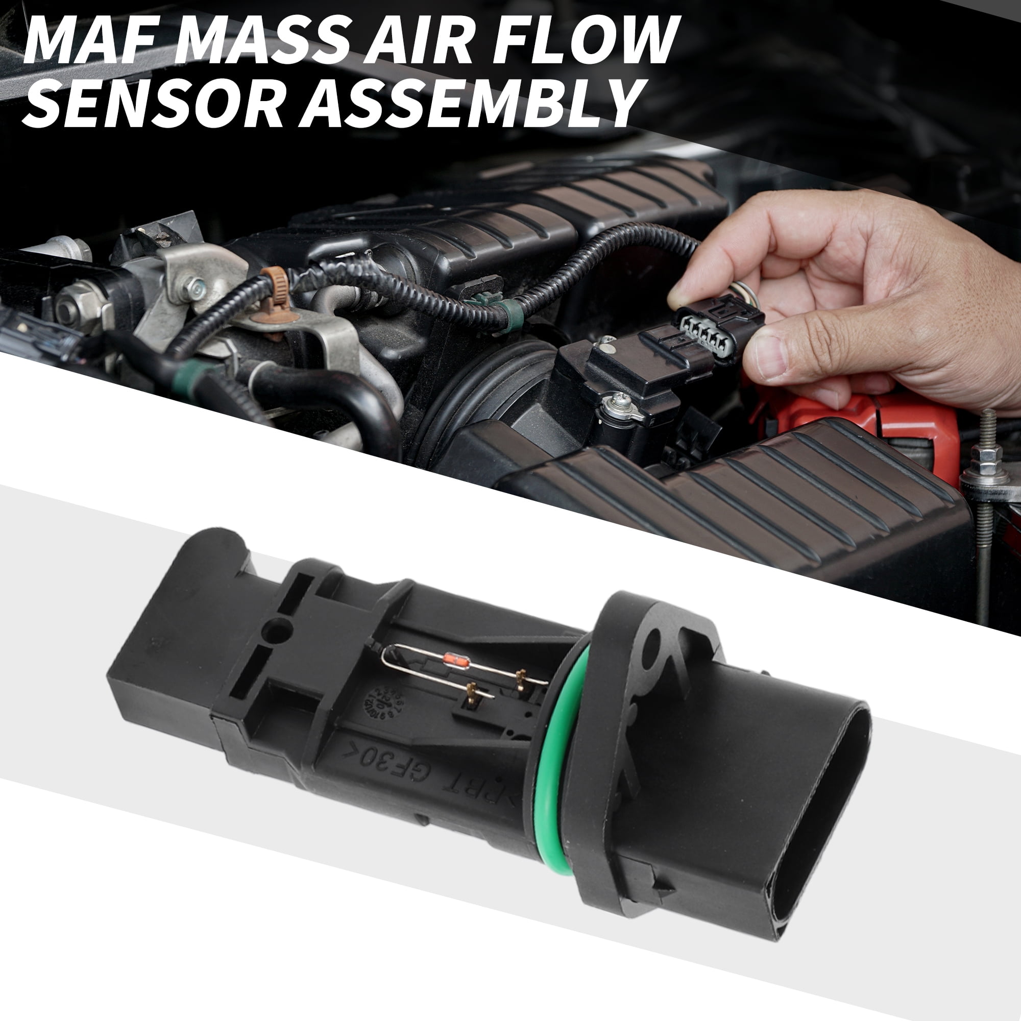 Unique Bargains MAF Sensor No.A1120940148 MAF Mass Air Flow Sensor for Chrysler Crossfire 3.2L V6 2004-2008