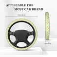 thumbnail image 3 of Sigee Tree Palms Lemon for Steering wheel cover Elastic Steering Wheel Cover Universal Fit Steering Wheel Cover, 3 of 6