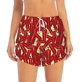 thumbnail image 2 of Goofa Fire Extinguisher Printed Women 2 in 1 Running Shorts,Quick Dry Athletic Workout Shorts,High Waisted Athletic Shorts with Liner Pockets-XX-Large, 2 of 9