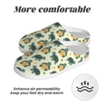 thumbnail image 6 of Daiia Cartoon Turtles Print Women’s Fuzzy Slippers Memory Foam Lightweight House Shoes Cozy Loafer Flannel House Shoes-40/41, 6 of 7