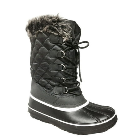 

OwnShoe Aspen Waterproof Faux Fur Lace Up Nonslip Snow Boots