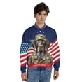 thumbnail image 4 of Happy Father's Day Honoring Veterans German Shorthaired Pointer in Army Uniform All Over Print 3D Baseball Jacket GSP Lover Dog Gift Bomber Jacket Softball - 13007, 4 of 6