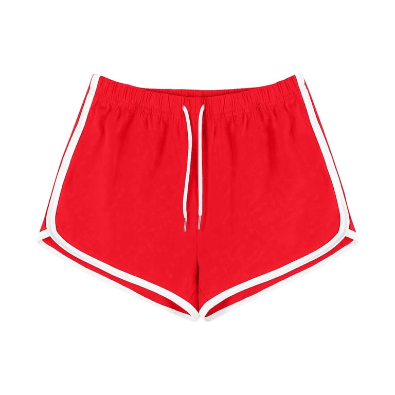 Floerns Women's Dinosaur Print Elastic Waist Shorts - Summer Workout, Running, Casual Stretchy Shorts