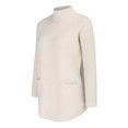 thumbnail image 6 of Comdrip Tunic Sweaters for Women, Womens Loose Fit Large Size Autumn and Winter Sweater Dressy Crewneck Pullover Sweaters Long Sweaters for Women Beige L, 6 of 9
