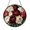 Acrylic 3.5 Inch, variant on Floral Peony Ceramic Window Ornament, Round Stained Glass Look Suncatcher, Classic Flower Decor Gift