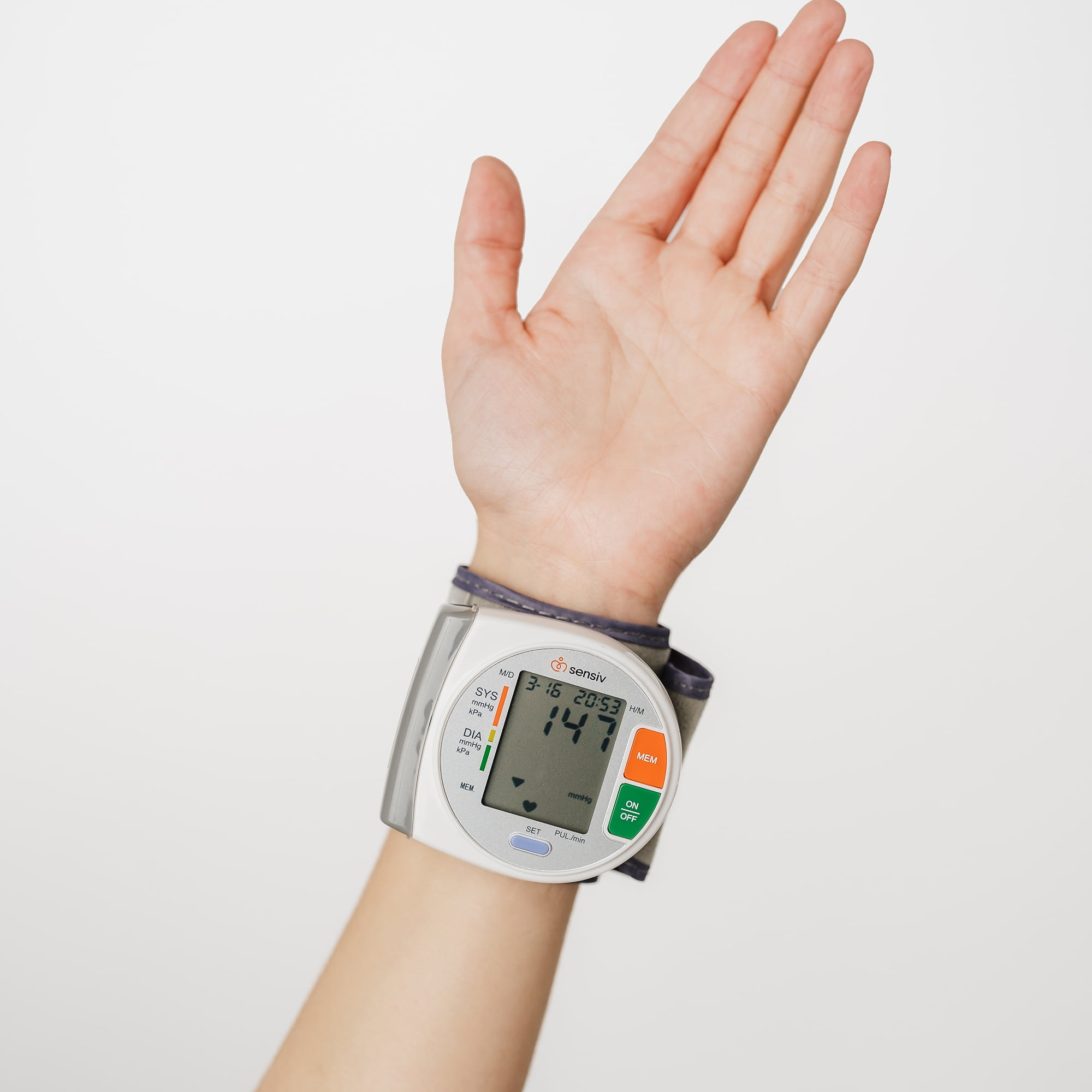 Sensiv Wrist Digital Blood Pressure Monitor 1 Each