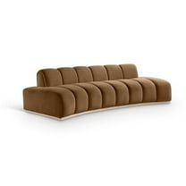 Meridian Furniture Jace Saddle Velvet Sofa