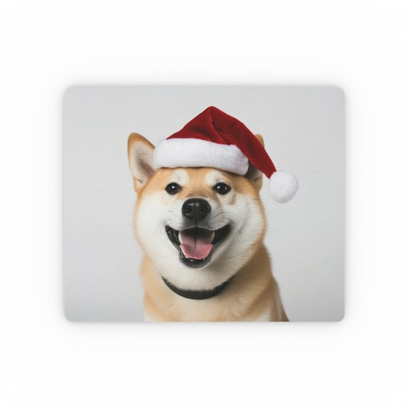 DistinctInk Mouse Pad - 1/4" Foam Rubber - Shiba Inu