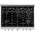 thumbnail image 2 of Zline Sgr-Br-36 Paramount 36" Wide 5.2 Cu. Ft. Free Standing Gas Range - Stainless Steel, 2 of 7