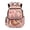Cute Sloth Pink Leaves, variant on Stars Bookbag with Multi-Pocket, traspirante Durable 17 Inch Book Bag for Elementary Primary School