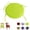 Green, variant on Round Outdoor Chair Cushions with Ties, Non-Slip Bar Stool Seat Pad, Soft Breathable Round Chair Cushion for Home Kitchen Office Garden Patio